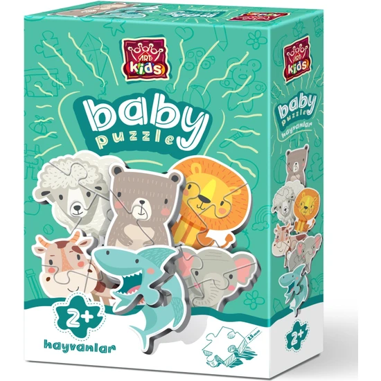 Art Kids Hayvanlar Baby Puzzle