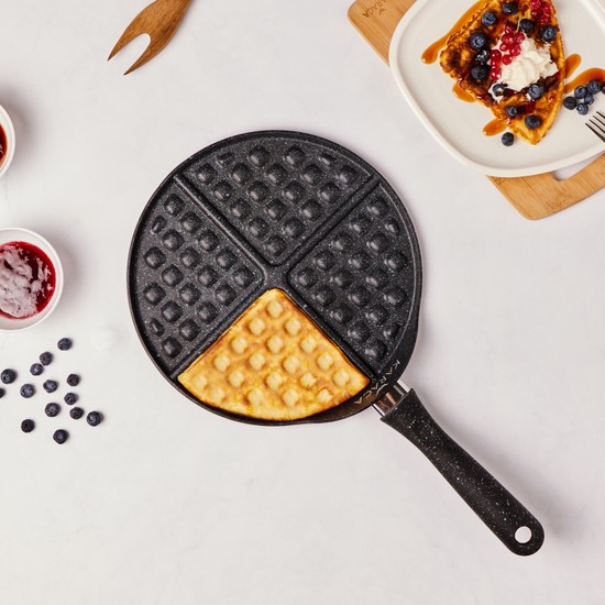 Karaca Mutfaksever Waffle Tavası Gray 26CM