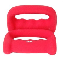 Delta “d” Şekilli Neopren Kaplı Demir Dambıl – 1 Kg X 2 Adet - Ds 3010