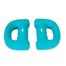 Delta “d” Şekilli Neopren Kaplı Demir Dambıl - 3 Kg X 2 Adet - Ds 3030