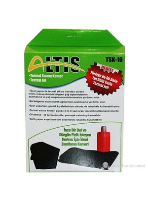 Altis Termal Sauna Kemer & Bel Korsesi ( 200 Ml Termal Jel Hediyeli )