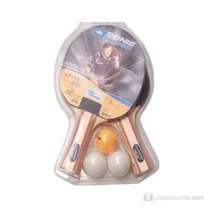 Donic Schildkröt Set Level-300 Masa Tenisi Raketi 2 raket + 3 Top