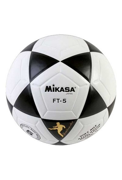 Mikasa FT-5 Yapıştırma Futbol Topu Siyah Beyaz No:5