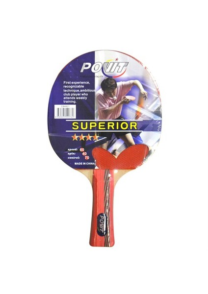 Superior 4 Yıldız Masa Tenisi Raketi