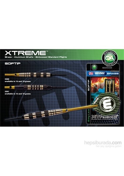 Xtreme Pirinç Plastik Uçlu Dart (başlangıç Seviyesi)