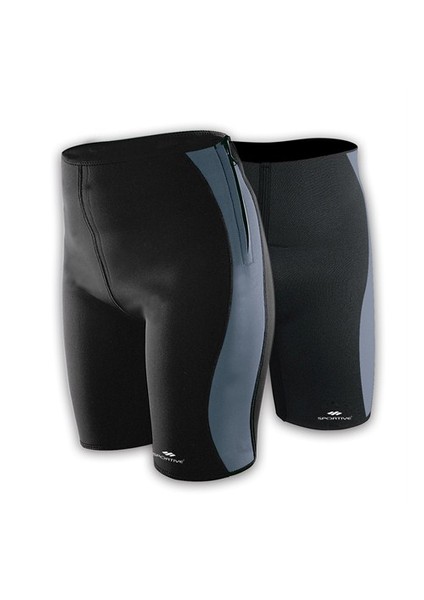 Fermuarlı Sauna Şort 4831