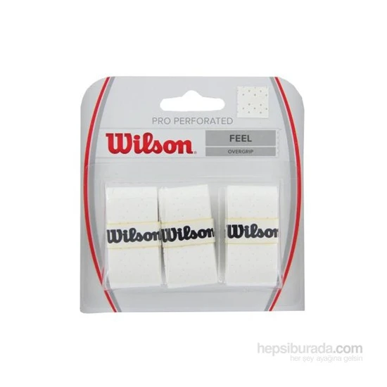 Wilson Pro Overgrip 3'lü Beyaz Perforated ( WRZ4005WH )