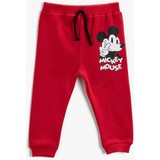 Koton Erkek Bebek Mickey Mouse Baskılı Belden Bağlamalı Jogger Eşofman Altı Lisanslı