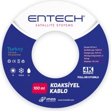 Entech Rg6 Uydu Anten Kablosu - 100 Metre