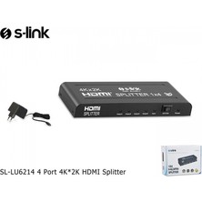 S-Lınk SL-LU6214 4 Port 4k/2k HDMI Splitter