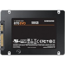 Samsung MZ-77E500BW 870 Evo 500GB 560/530, 2,5" Sata SSD