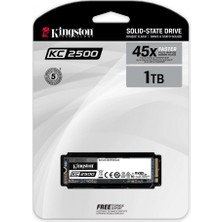 Kingston Skc2500M8-1000G Kc2500 1TB 3500-2900 NVMe PCIe M.2 SSD