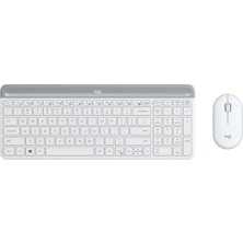 Logıtech MK470 Klavye+ Mouse Kablosuz Beyaz (920-009436)