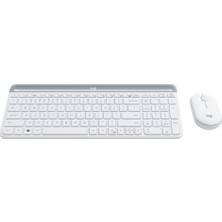 Logıtech MK470 Klavye+ Mouse Kablosuz Beyaz (920-009436)