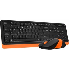 A4Tech A4 Tech FG1010 Turuncu Fstyler Türkçe Q 2,4ghz  Kablosuz Klavye Mouse Set