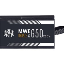 Cooler Master Mwe V2 MPE-6501-ACABW-BEU 650W 80+ Bronze Aktif Pfc, Gamıng Psu