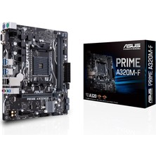 Asus Prime A320M-F Ddr4 D-Subi Usb3,1 Am4