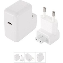 Techmaster Macbook iPhone iPad 29W USB Type C 14.5V 2A 16V 2.25A Şarj Aleti