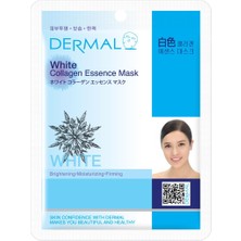 Dermal Aydınlatıcı, Nemlendirici, Sıkılaştırıcı  Beyaz Kolajen Maske 23 gr