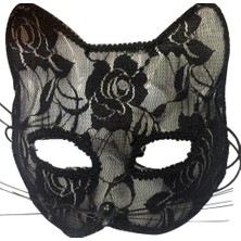 Schulzz Dantelli Kedi Cosplay Maske