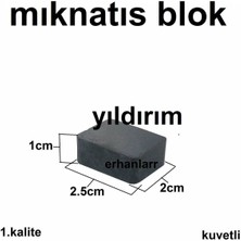 Yıldırım Nalbur 10 Adet Mıknatıs Blok 20 x 25 x 10 Küp