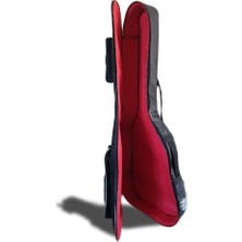 Artamania Akustik Gitar Kılıfı Çift Cepli Şifre Kilitli Darbeye Karşı Yüksek Korumalı Soft Case Siyah