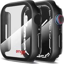 Engo Apple Watch 7 Ekran Koruyucu Kılıf Sert Pc Kasa Watch 7 45MM