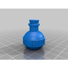 Zindanlar ve Dragons 3D Üstün Sağlik Iksiri Plastik white Aparat