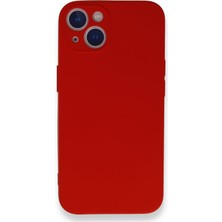Nettech Apple iPhone 13 Uyumlu Nano Silikon Kılıf - Kırmızı