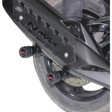GP Kompozit Yamaha NMAX 125 / 155 2015-2024 Uyumlu Egzoz Koruma Takozu Siyah