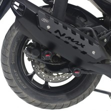 GP Kompozit Yamaha NMAX 125 / 155 2015-2024 Uyumlu Egzoz Koruma Takozu Siyah