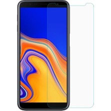 Canpay Samsung Galaxy J4 Plus Ekran Koruyucu Yeni Nesil Hd Kalite Tempered Glass Cam