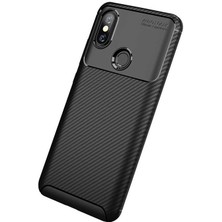 Canpay Mi A2 Lite Kılıf Esnek Soft Karbon Tasarım Legion Serisi