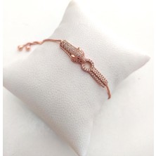 Hd Marketim Asansörlü Swarovski Taşlı Kurt Kafası Bileklik Ayarlanabilir 9562