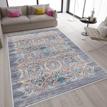 Rovigo Home Dijital Baskı Yıkanabilir Kaymaz Taban Salon Halısı RVG1578-HT754
