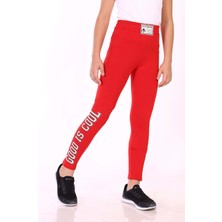 Toontoy Kids Toontoy Kız Çocuk Baskılı Tayt