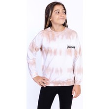 Toontoy Kids Toontoy Kız Çocuk Batik Desenli Sweatshirt