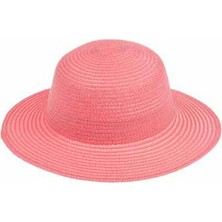 Miniko Kids Kitti 1700-06 Kız Çocuk Yazlık Hasır Fötr Şapka 2-5 Yaş