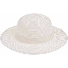 Miniko Kids Kitti 1700-06 Kız Çocuk Yazlık Hasır Fötr Şapka 2-5 Yaş