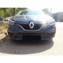 OMSA Renault Megane 4 HB Krom Ön Tampon Alt Çıta 7 Parça 2016-2020 Arası