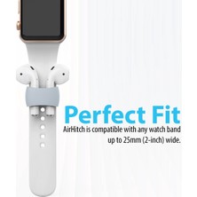 Promate Airhitch - Darbeye Dayanıklı Airpods ve Apple Watch Uyumlu Band Tutucu Klipsi