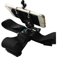 Gplus GP6024PV Cep Telefonu Uyumlu Kafa Bandı Vlog Video Çekim Seti Phone Holder Head Strap