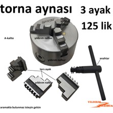 Sanou Torna Aynası 3 Ayak 125 Lik Torna Makina Ayna Ahşap Torna