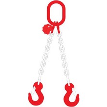 Grade 80, 2 Bacaklı Zincir Sapan, Boy:3m, 10 mm