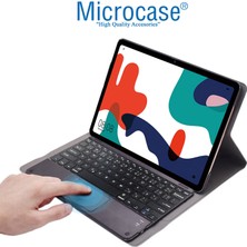 Microcase Huawei Matepad 10.4 Inch BAH3-W09 Bluetooth Touchpad Klavye + Standlı Kılıf - Bkk5