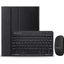 Microcase Lenovo M10 Fhd Plus 10.3" TB-X606 X606F Bluetooth Klavye ve Mouse + Standlı Kılıf - Bkk6