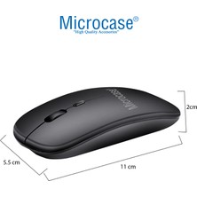 Microcase Lenovo M10 Fhd Plus 10.3" TB-X606 X606F Bluetooth Klavye ve Mouse + Standlı Kılıf - Bkk6