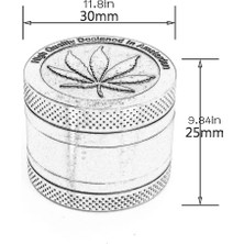 Amsterdam 3 Kademe 30MM Metal Grinder