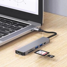 Daytona HC13C Type-C=>usb3.0 Adaptör.hdmı+Kart Oku