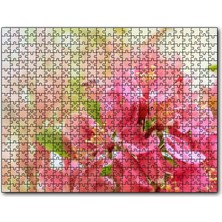 Caka Tablo Cakapuzzle Pembe Elma Çiçeği Görseli 1000 Parça Puzzle Yapboz Mdf(Ahşap)